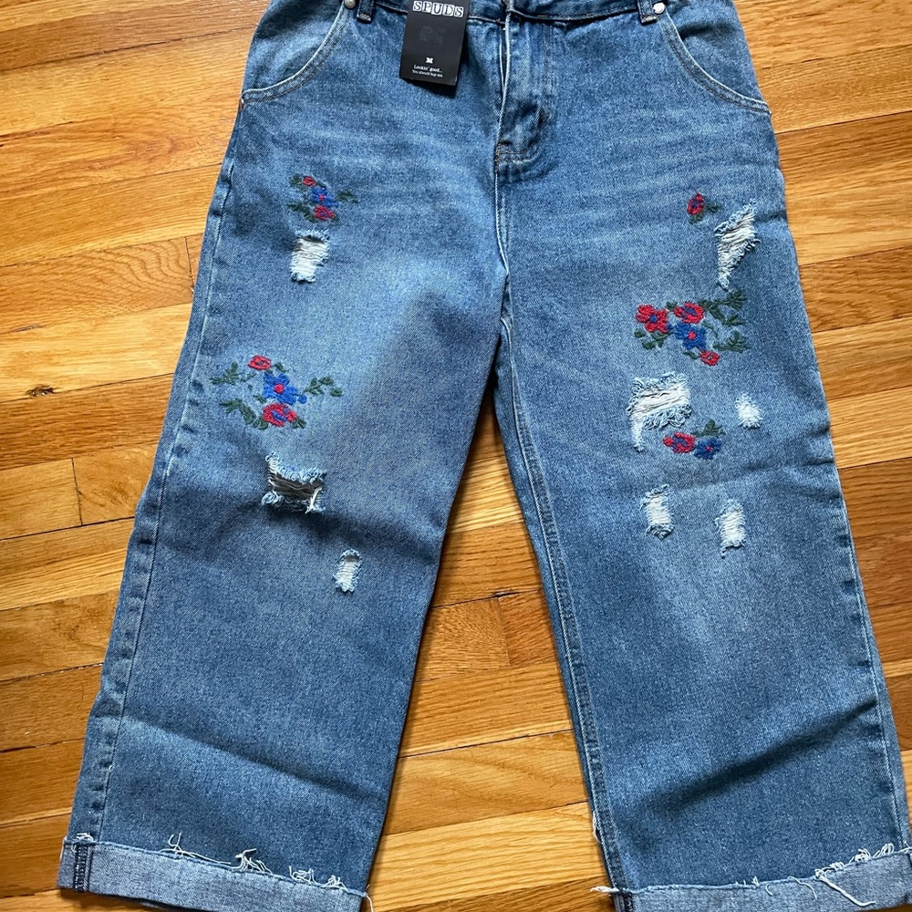 Embroidered Jeans